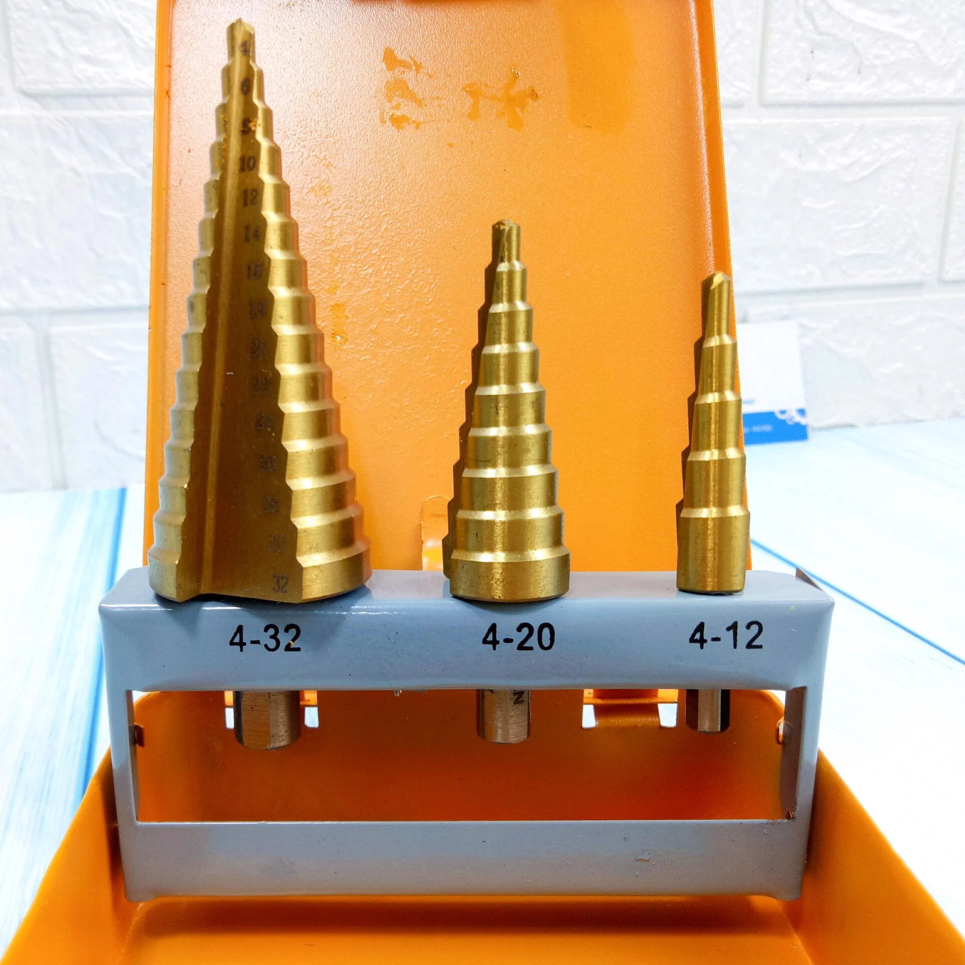 Titanium coated online step drill bit