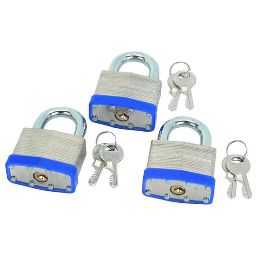 Cadenas à clé de 2 po - 3 Pcs - sosoutils