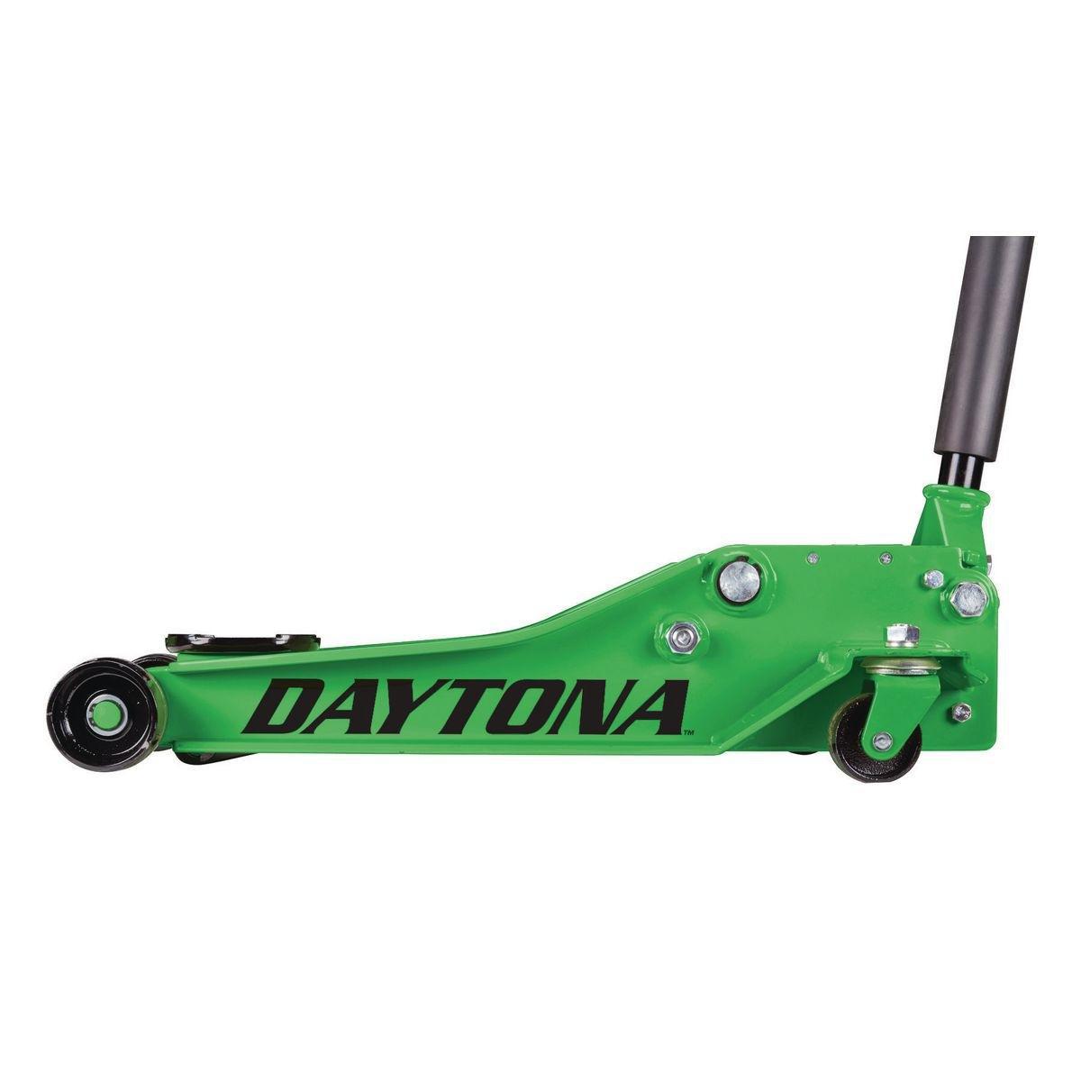 Cric à plancher DAYTONA professionnel Rapid Pump®, 4 Tonnes - Vert - sosoutils