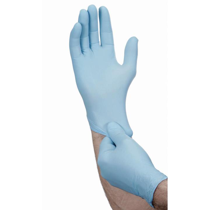 Gants en nitrile sans poudre de 5 mil 100 mcx Moyen - sosoutils