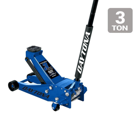 Cric à plancher DAYTONA Prof Rapid Pump®, 3 Tonnes, Bleu - sosoutils