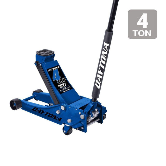 Cric à plancher Pro DAYTONA Rapid Pump® De 4 Tonnes, Bleu - sosoutils