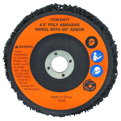 Roue abrasive en polycarbure de 4-1 / 2 po WARRIOR - sosoutils