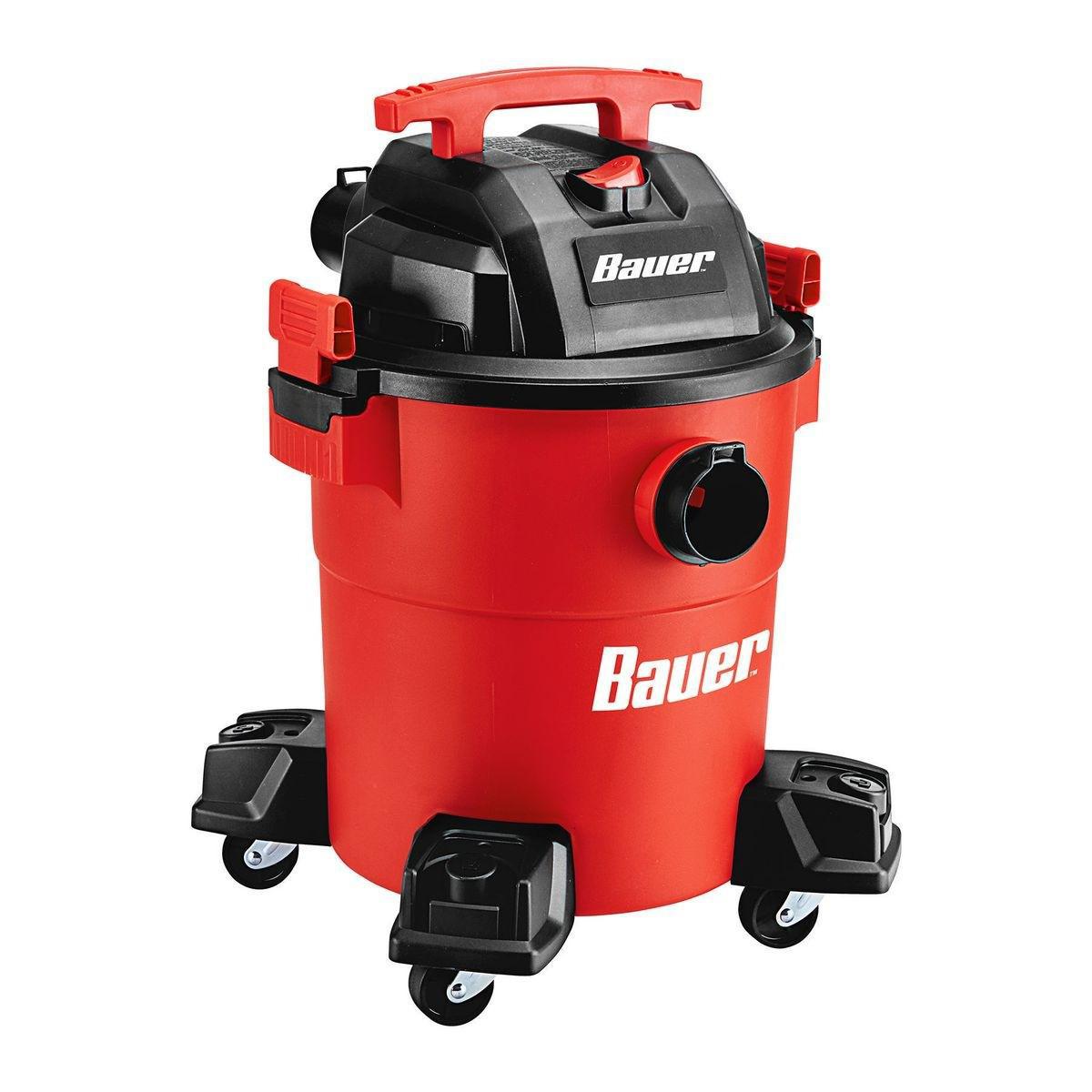 Aspirateur sec / humide, 6 Gallons, 4 HP BAUER - sosoutils